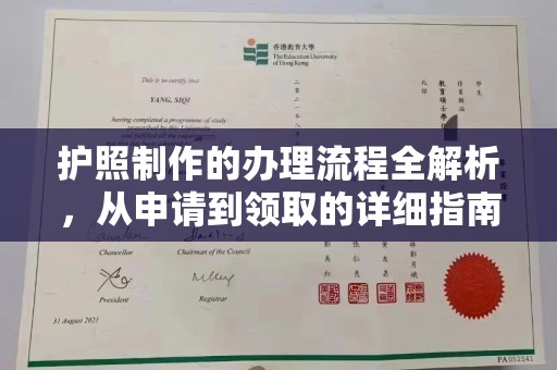 白玉护照制作的办理流程全解析，从申请到领取的详细指南